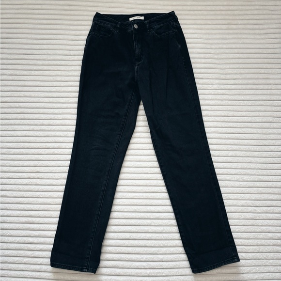 Black Pacsun Mom Jeans-24 - Picture 2 of 4